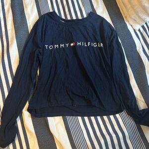 Tommy Hilfiger Dark Blue Logo Top